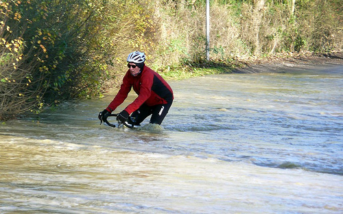 cycling-flood